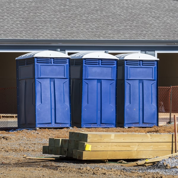 is there a specific order in which to place multiple porta potties in Prattsburgh NY